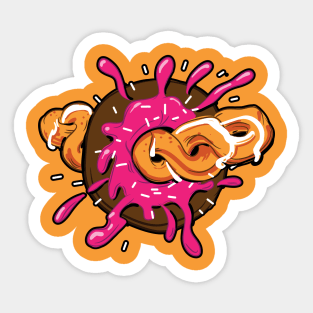 Donuts Together Sticker